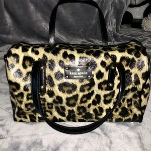 Kate Spade Leopard Satchel Bag